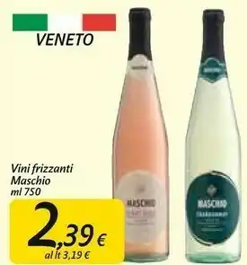 Carrefour Market Cantine maschio Vini Frizzanti offerta