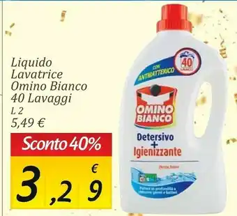 Carrefour Market Omino Bianco Detersivo Lavatrice offerta