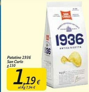 Carrefour Market San Carlo 1936 Antica Ricetta 150 G(ml) offerta