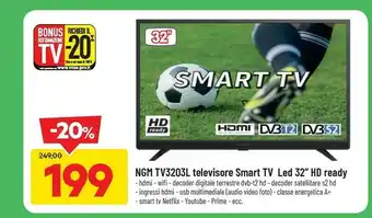 DPiù Ngm Tv3203l Televisore Smart Tv offerta