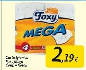 Carrefour Market Foxy Carta Igienica offerta
