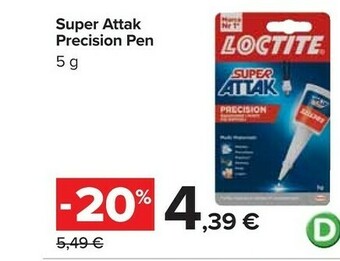 Carrefour Loctite Super Attak Precision 5g Liquido offerta