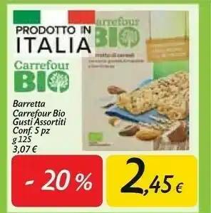 Carrefour Carrefour Bio Barretta offerta