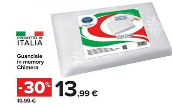 Carrefour Chimera Guanciale Fiocco Memory offerta
