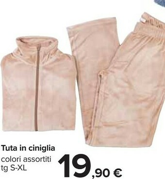 Carrefour Tuta In Ciniglia offerta