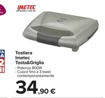 Carrefour Imetec Tosta&Griglia offerta