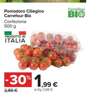 Carrefour Carrefour Bio Pomodoro Ciliegino 500g offerta