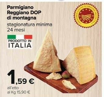 Carrefour Parmigiano Reggiano Dop Di Montagna offerta