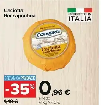 Cademartori Caciotta Roccapontina