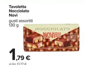 Carrefour Novi Nocciolato 130 G(ml) offerta