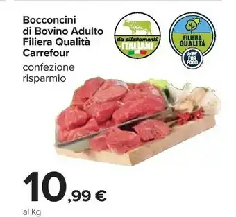 Carrefour Carrefour - Bocconcini Di Bovino Adulto offerta