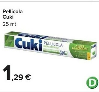 Carrefour Cuki Pellicola offerta