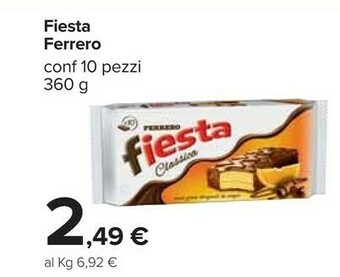 Carrefour Ferrero Fiesta offerta