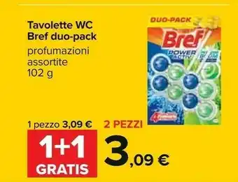 Carrefour Bref Duo-pack Tavolette Wc offerta