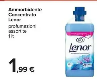 Carrefour Lenor Ammorbidente Concentrato offerta