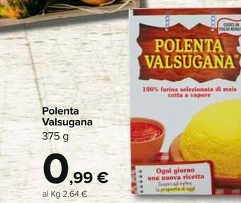 Polenta valsugana 375 G(ml)