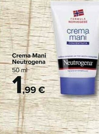 Carrefour Neutrogena Crema Mani offerta