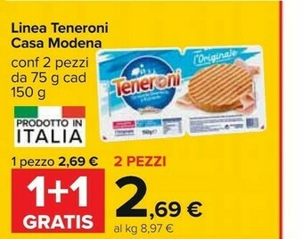 Carrefour Casa Modena Teneroni L'Originale 150 G(ml) offerta