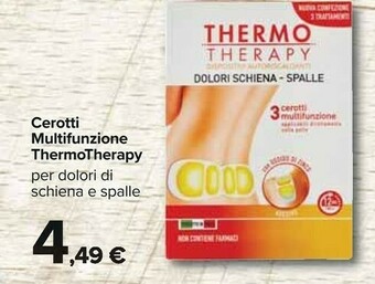 Carrefour Cerotti Multifunzione Thermotherapy offerta