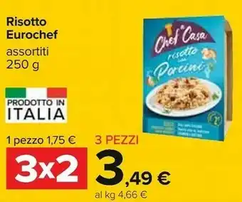 Carrefour Eurochef Risotto offerta