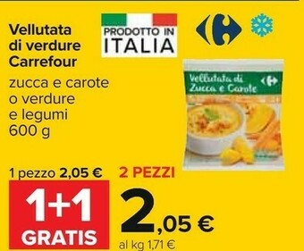 Carrefour Carrefour Vellutata Di Verdure offerta