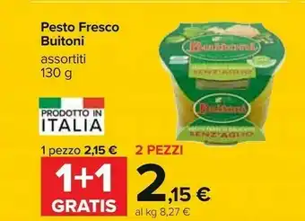 Carrefour Buitoni Pesto Fresco Alla Genovese 130 G(ml) offerta