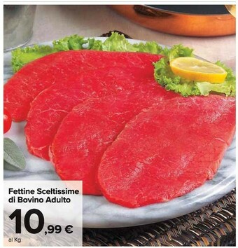 Carrefour Market Fettine Sceltissime Di Bovino Adulto offerta