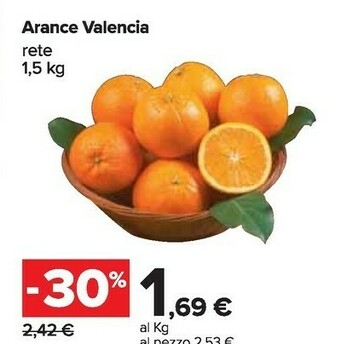 Carrefour Market Arance Valencia offerta