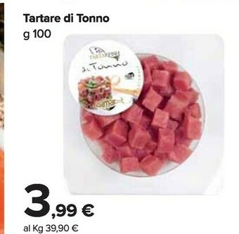 Carrefour Market Tartare Di Tonno 100g offerta
