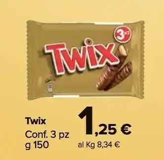 Carrefour Market Nestlè Twix offerta