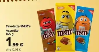 Carrefour Market M&M's Tavolette offerta