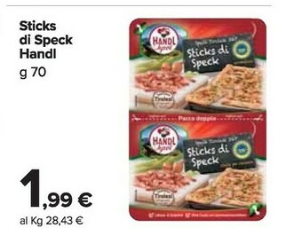 Carrefour Market Handl Sticks Di Speck offerta