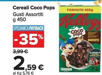 Carrefour Market Kellogg's - Coco Pops 450 g(ml) offerta