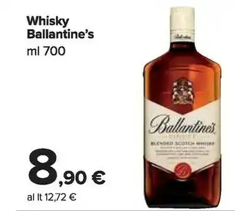 Carrefour Market Ballantines Blended Scotch Whisky 700 G(ml) offerta
