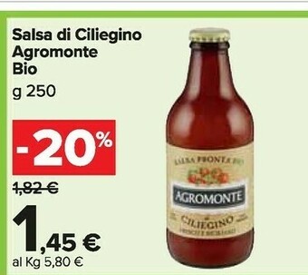 Carrefour Market Agromonte Salsa Di Ciliegino offerta