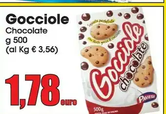 Carrefour Market Pavesi - Gocciole Chocolate 500 G(ml) offerta