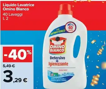 Carrefour Omino Bianco Liquido Lavatrice offerta