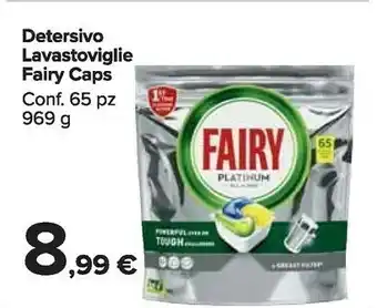 Carrefour Fairy Detersivo Lavastoviglie Caps offerta