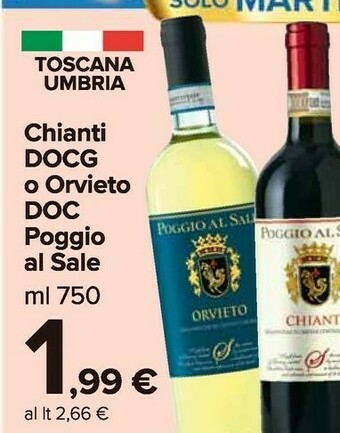 Carrefour Market Poggio Al Sale Chianti Docg offerta