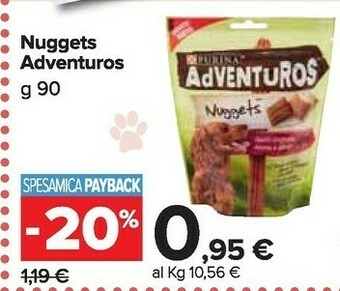 Carrefour Purina Nuggets Adventuros offerta