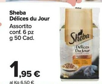 Carrefour Sheba Delices Du Jour offerta