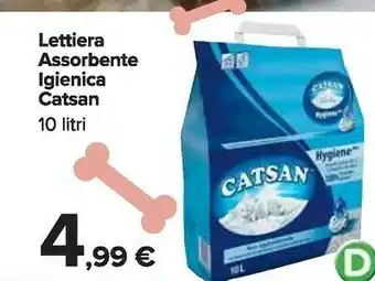 Carrefour Catsan Lettiera Assorbente Igienica offerta