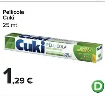 Carrefour Cuki Pellicola offerta