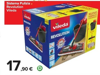 Carrefour Vileda Sistema Pulizia Revolution offerta
