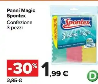 Carrefour Spontex Panni Magic offerta