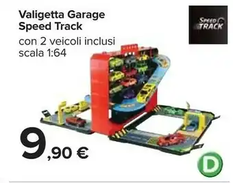 Carrefour Valigetta Garage Speed Track offerta