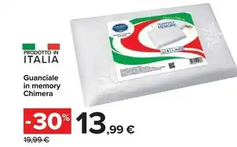 Carrefour Chimera Guanciale Fiocco Memory offerta