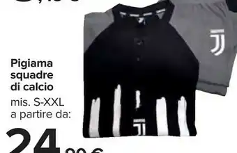 Carrefour Pigiama Squadre Di Calcio offerta