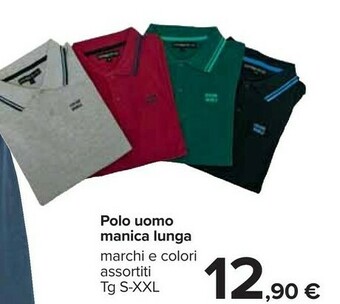 Carrefour Polo Uomo Manica Lunga offerta