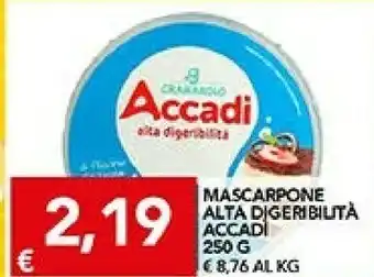 TuoDi Granarolo Mascarpone Alta Digeribilita Accadi offerta